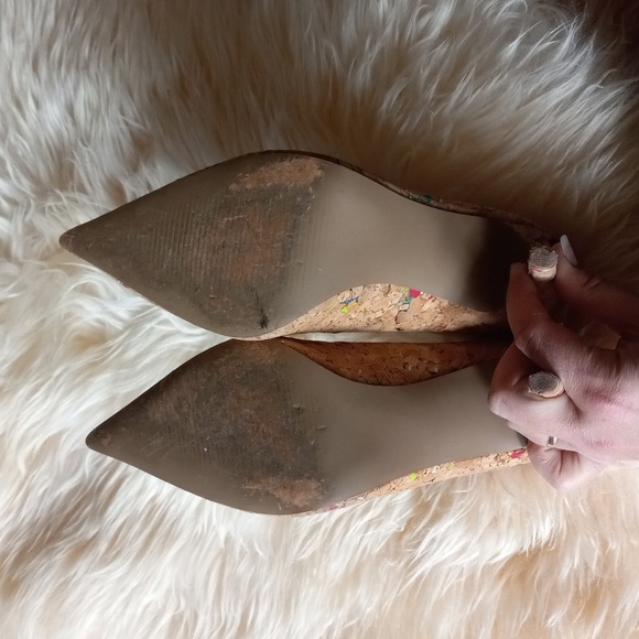 Steve Madden Cork Pumps sz 7 - Picture 4 of 6